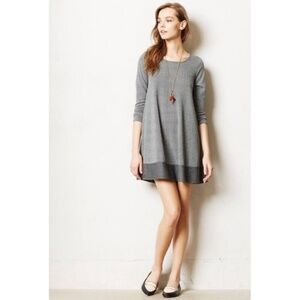 Anthropologie Gray Mini Dress size L